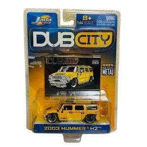 Jada Dub City 2003 Hummer H2 Yellow 1:64